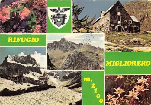 Cartolina Bagni di Vinadio Rifugio Migliorero vedutine 1979 (Cuneo)