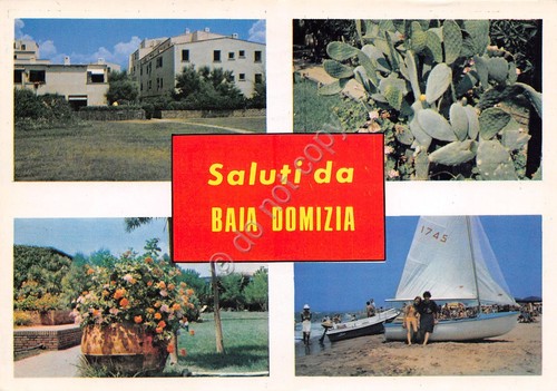 Cartolina Baia Domizia vedute varie 2012 (Caserta)