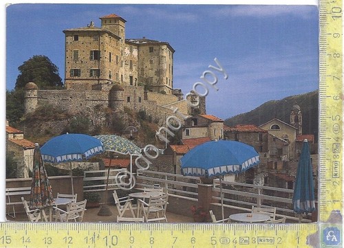 Cartolina Balestrino Ristorante Cecchin Terrazza anni '80 (Savona)