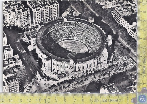 Cartolina Barcelona Place de Toros Monumental 1958