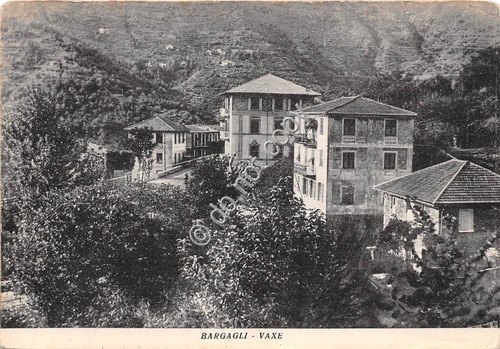 Cartolina Bargagli Vaxe panorama