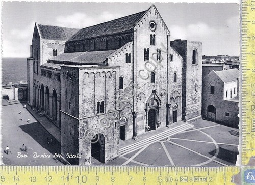 Cartolina Bari Basilica di S. Nicola anni '50