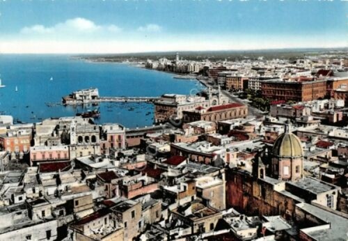 Cartolina Bari panorama