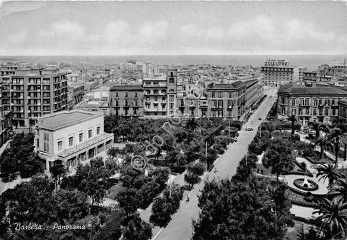 Cartolina Barletta Panorama anni ' 60