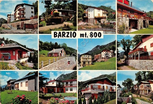 Cartolina Barzio - vedutine - Villaggio Gaggio (Lecco)
