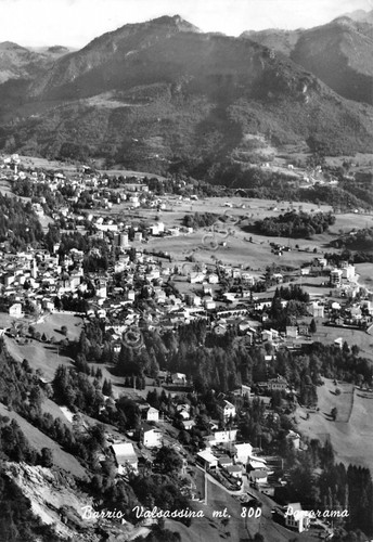 Cartolina Barzio Valsassina Panorama 1956