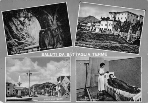 Cartolina Battaglia Terme Vedute 1960 (Padova)