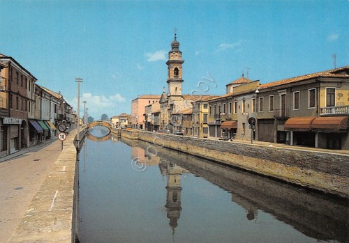 Cartolina Battaglia Terme Via delle Terme Via Maggiore anni '80