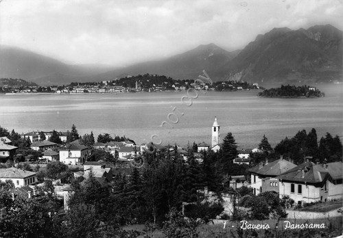 Cartolina Baveno Panorama 1970