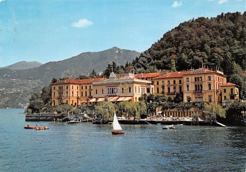 Cartolina Bellagio Grand Hotel Villa Serbelloni dal Lago 1970