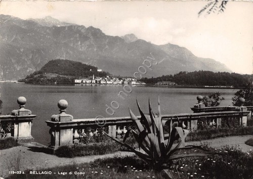 Cartolina Bellagio Lago di Como Panorama 1952