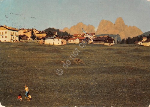 Cartolina Bellamonte panorama animata 1959 (Trento)