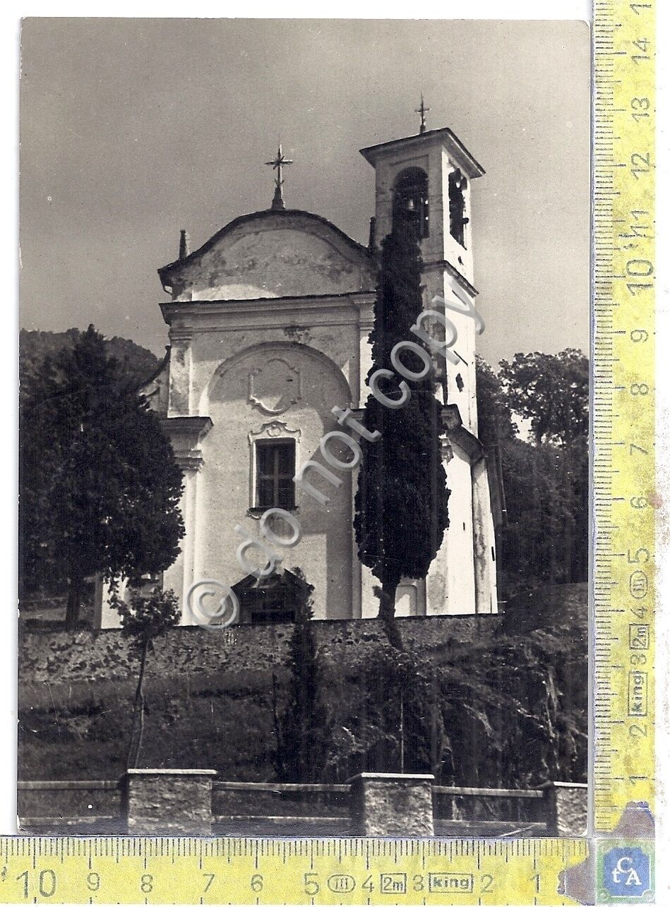 Cartolina Bellano Santuario di Lezzeno 1948 (Lecco)