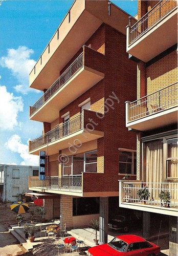 Cartolina Bellaria Pari Hotel 1973 VG (Rimini)