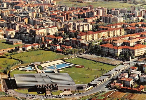 Cartolina Bergamo Piscina 1969