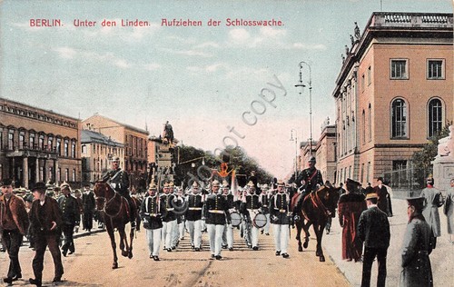 Cartolina Berlin unter der Linder illustrata