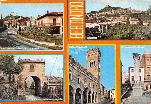 Cartolina Bertinoro Vedutine 1975 (Forl“)