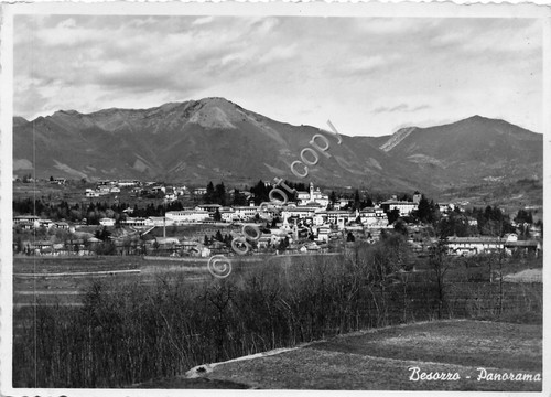 Cartolina Besozzo Panorama 1957 (Varese)