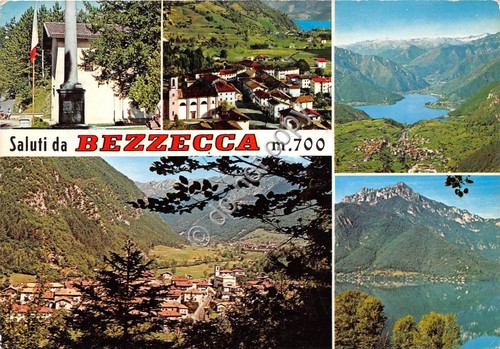 Cartolina Bezzecca Vedutine 1985 (Trento)