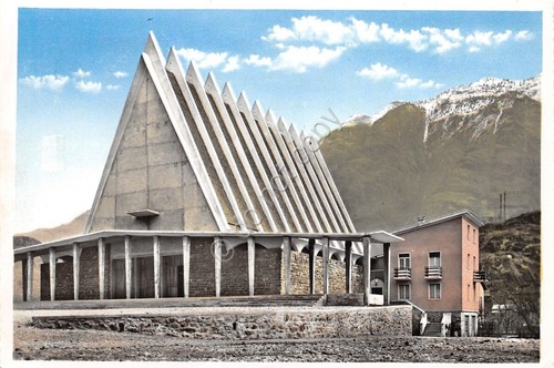 Cartolina Boario Terme Tempio Caduti Timbro curate il fegato