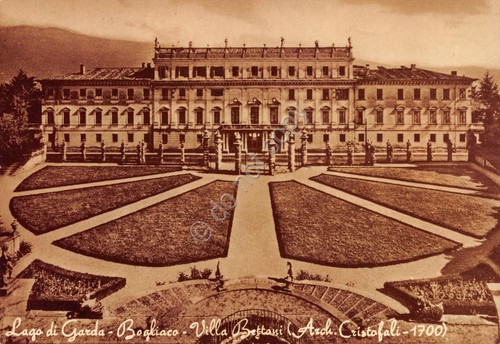 Cartolina Bogliaco Villa Bettani ( Arch. Cristofali) anni '80