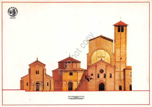 Cartolina Bologna Basilica S. Stefano