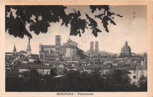 Cartolina Bologna Panorama 1935 VG