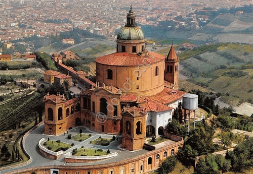 Cartolina Bologna Santuario B.V. di S. Luca sul Colle della …