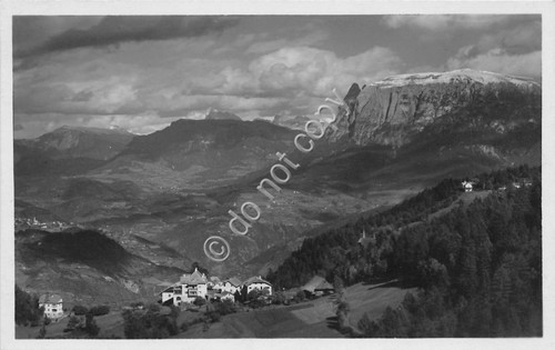 Cartolina Bolzano Colle verso Dolomiti panorama
