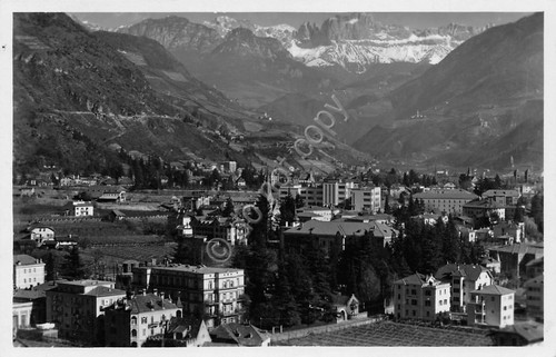 Cartolina Bolzano Panorama anni '50