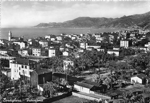 Cartolina Bordighera Panorama 1948 (Imperia)