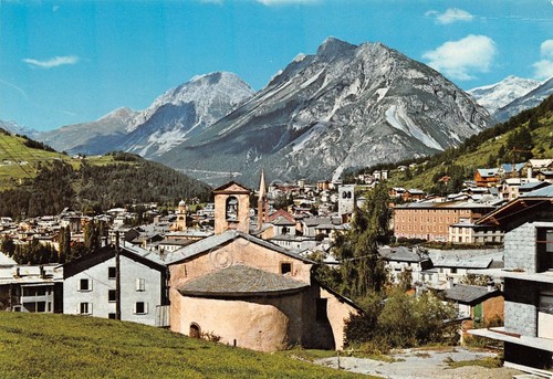 Cartolina Bormio Panorama 1976 (Sondrio)