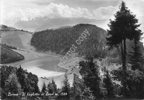 Cartolina Borno Laghetto di Lova 1967 (Brescia)