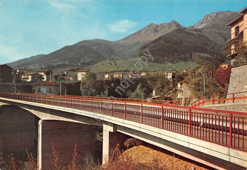 Cartolina Borno Nuovo Ponte e Cima S. Fermo anni '70