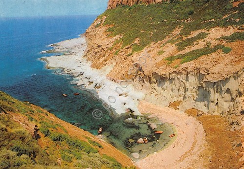Cartolina Bosa Costa nord Cala e moro