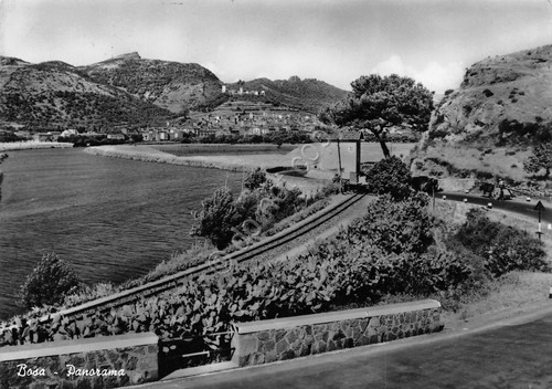 Cartolina Bosa Panorama 1959