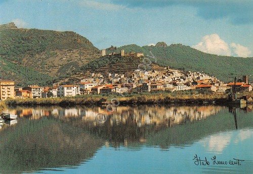 Cartolina Bosa vista dal fiume Temo - Foto Innocenti
