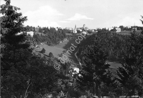Cartolina Bosco Chiesanuova Panorama anni '60 (Verona)
