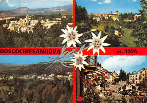 Cartolina Boscochiesanuova vedute 1973 (Verona)