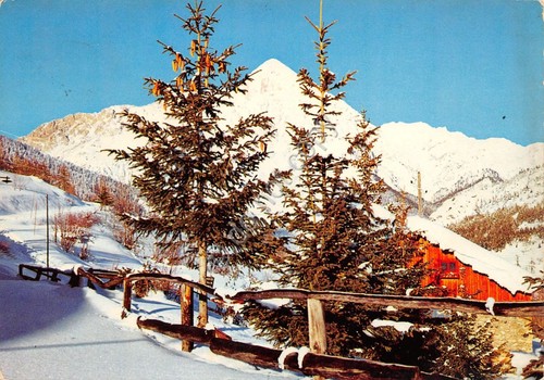 Cartolina Bousson Cesana Casa Alpina S. Giulia