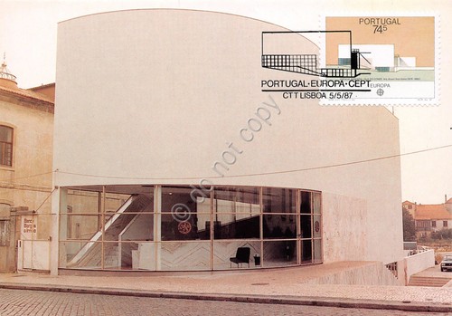 Cartolina BPC 82 Europa Cept 1987 Portugal timbro filatelico 1987
