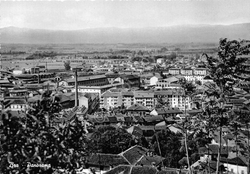 Cartolina Bra - Panorama dall'alto b (Cuneo)