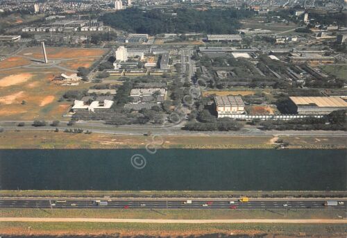 Cartolina Brasil Sao Paulo Vista aerea da Cidade Universitaria 1990