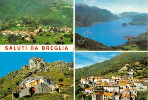 Cartolina Breglia di Plesio vedute (Como)