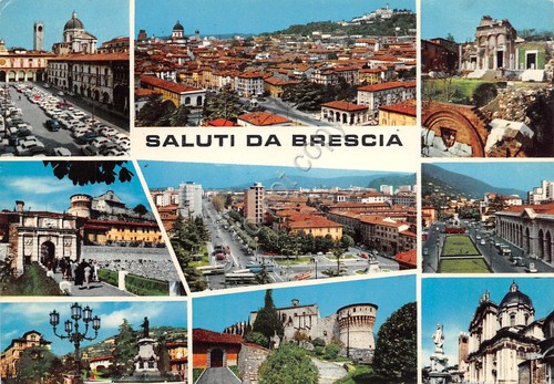 Cartolina Brescia Vedute varie città 1969