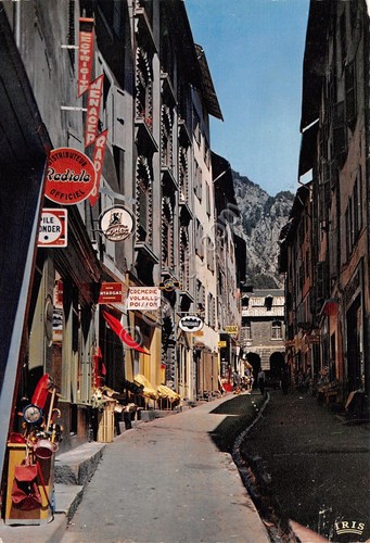 Cartolina Briancon la grande gargouille 1963