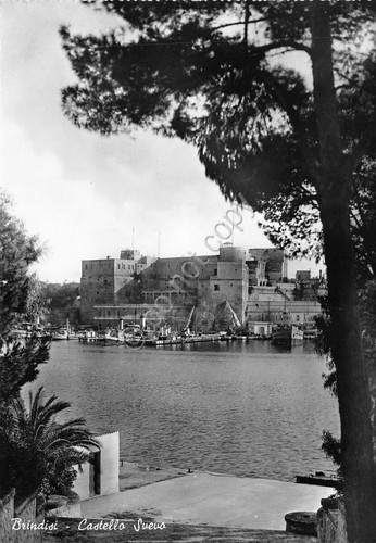 Cartolina Brindisi Castello Svevo