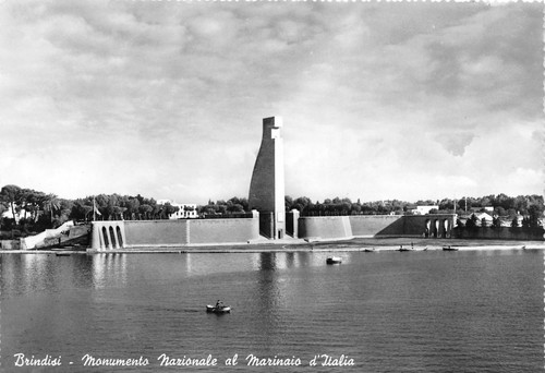 Cartolina Brindisi Monumento al Marinaio d'Italia