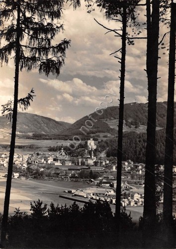 Cartolina Brunico Panorama 1955 (Bolzano)