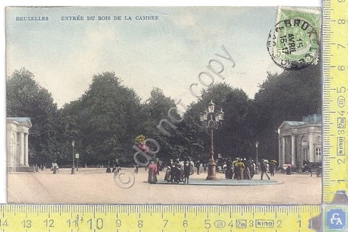 Cartolina Bruxelles - Entree bois de la Cambre - Animata …